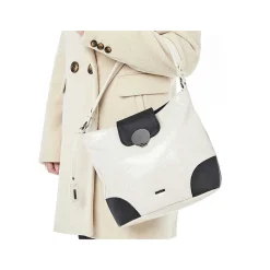 Rieker | Handbag Cream Beige Metallic