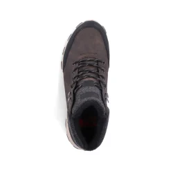 Rieker Men'S Corded Boots Coffee Brown
