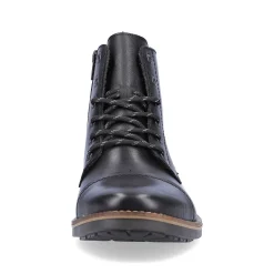 Rieker Men'S Corded Boots Graphite Black