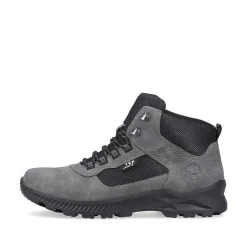 Rieker Men'S Corded Boots Granite Gray