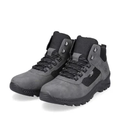 Rieker Men'S Corded Boots Granite Gray