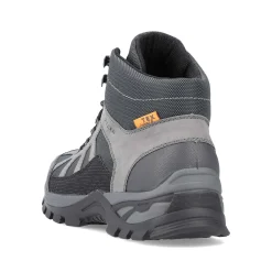 Rieker Men'S Corded Boots Platinum Gray