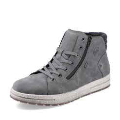 Rieker Men'S Corded Boots Moon Grey
