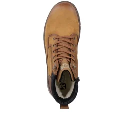 Rieker Men'S Corded Boots Wood Brown