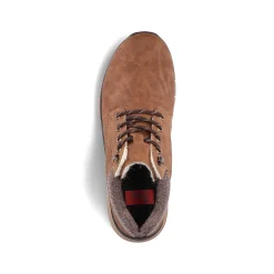 Rieker Men'S Corded Boots Cinnamon Brown