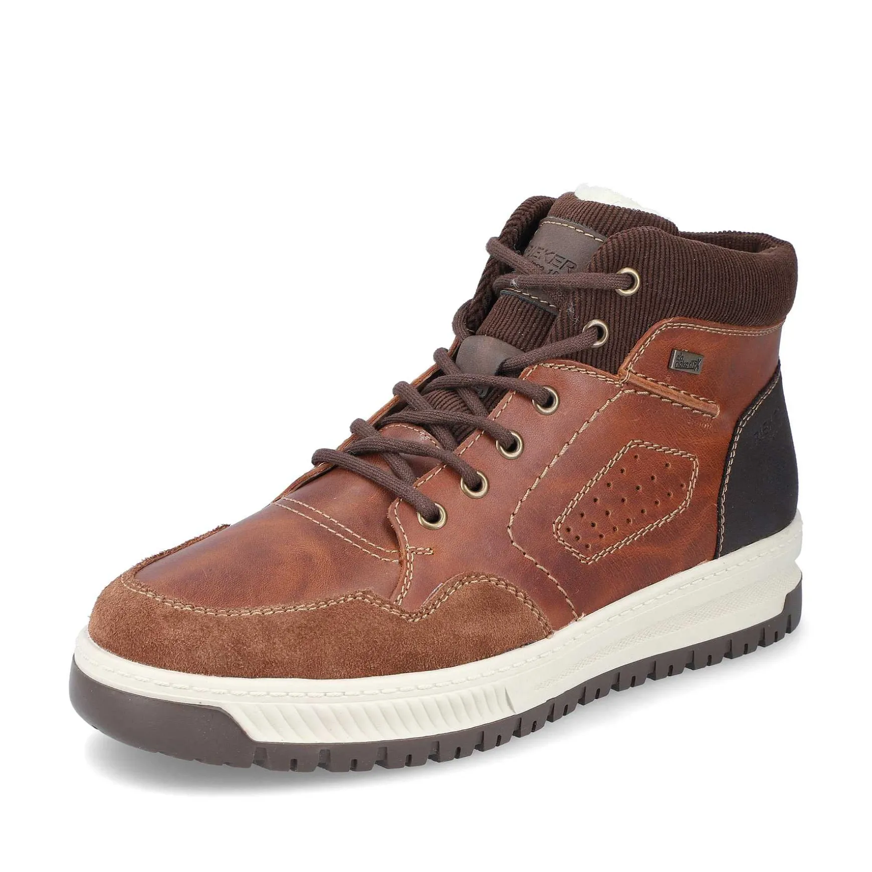 Rieker Men'S Corded Boots Fox Brown
