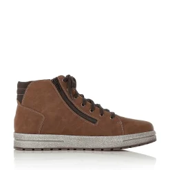 Rieker Men'S Corded Boots Chestnut Brown