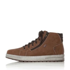 Rieker Men'S Corded Boots Chestnut Brown