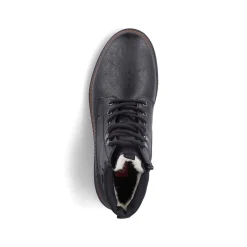 Rieker Men'S Corded Boots Night Black