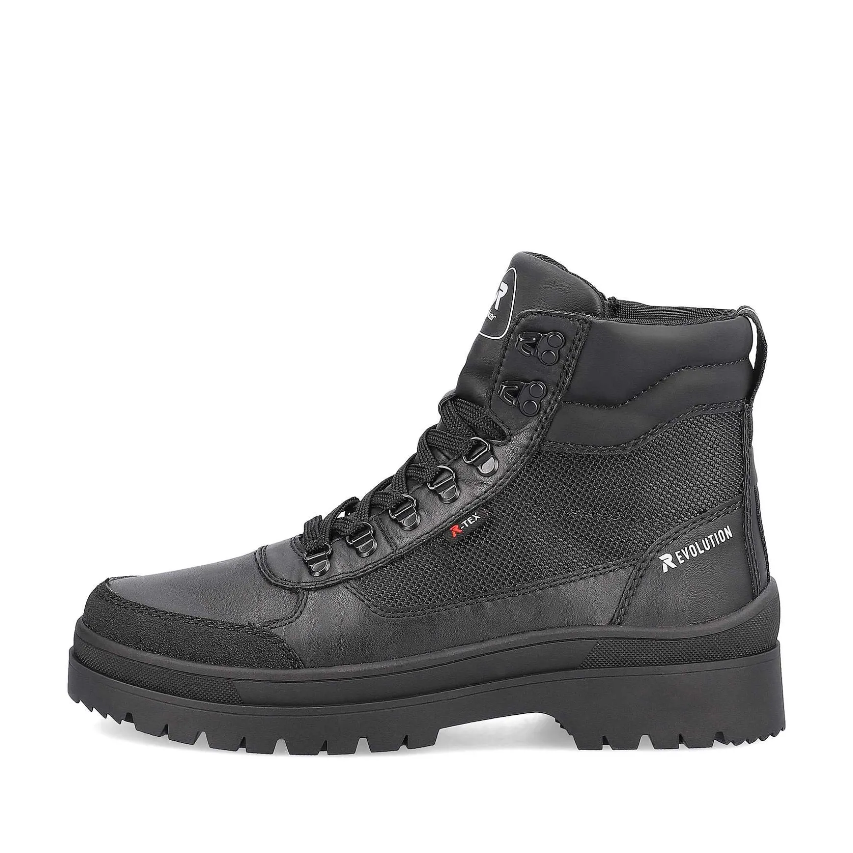 Rieker Men'S Corded Boots Noir