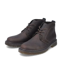 Rieker Men'S Corded Boots Dark Brown