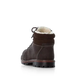 Rieker Men'S Corded Boots Tobacco Brown