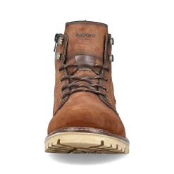 Rieker Men'S Corded Boots Chestnut Brown