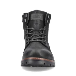 Rieker Men'S Corded Boots Deep Black