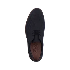 Rieker Men'S Lace-Up Shoes Graphite Black