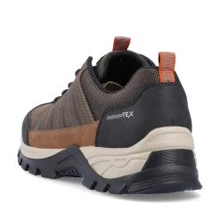 Rieker Men'S Lace-Up Shoes Chestnut Brown