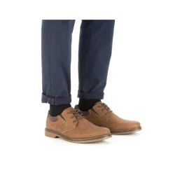 Rieker Men'S Lace-Up Shoes Clay Brown