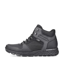 Rieker Men'S Lace-Up Shoes Jet Black
