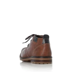 Rieker Men'S Lace-Up Shoes Caramel Brown