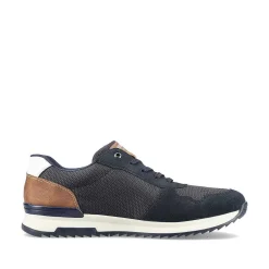 Rieker Men'S Low Sneaker Navy Blue