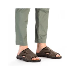 Rieker Men'S Mules Brown Gray