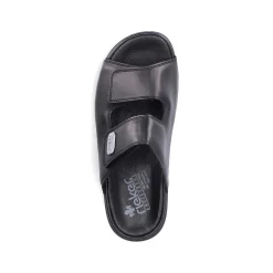 Rieker Men'S Mules Glossy Black