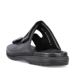 Rieker Men'S Mules Glossy Black