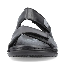 Rieker Men'S Mules Glossy Black