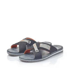 Rieker Men'S Mules Pacific Blue