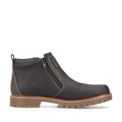 Rieker Men'S Short Boots Black Brown