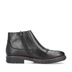 Rieker Men'S Short Boots Glossy Black