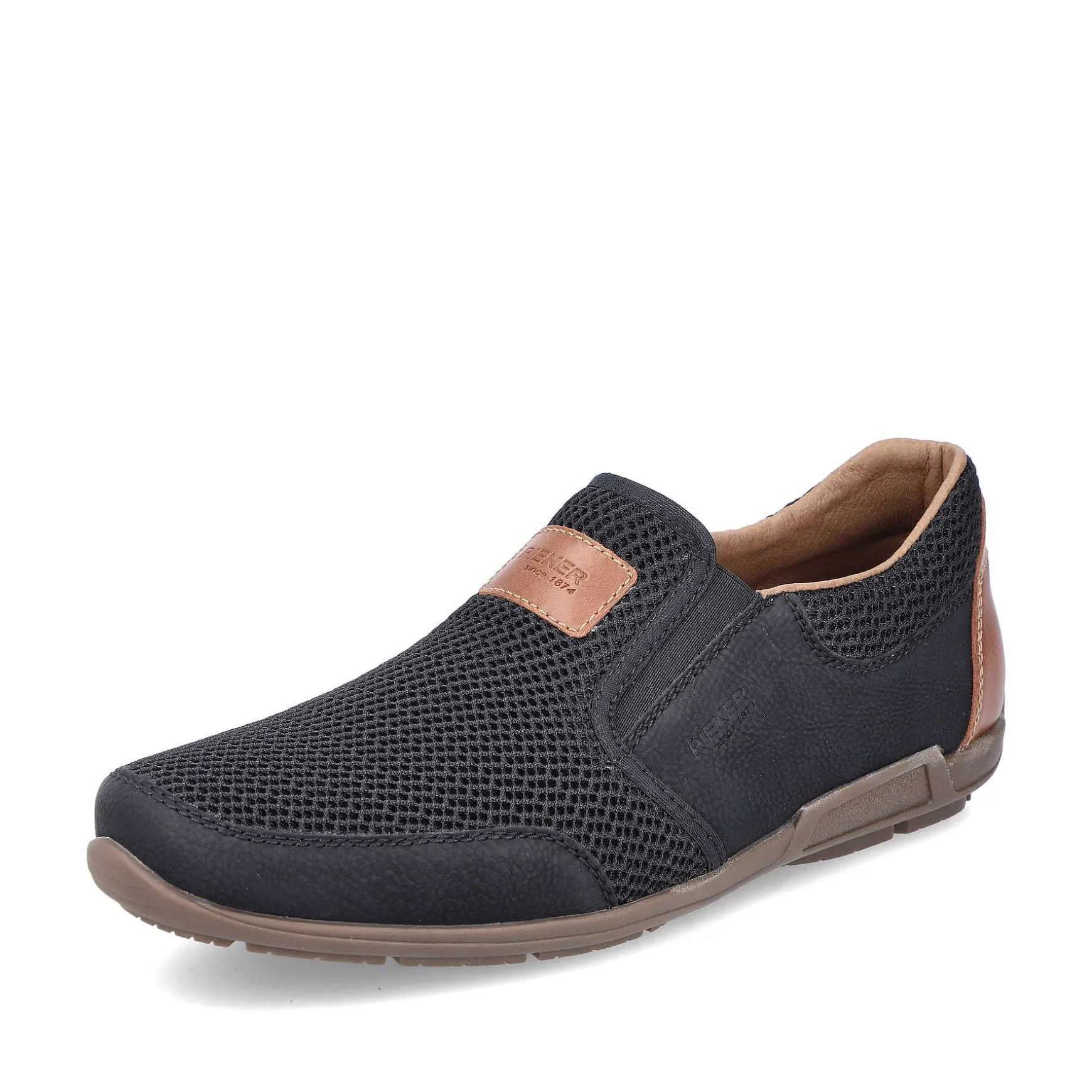 Rieker Men'S Slippers Asphalt Black