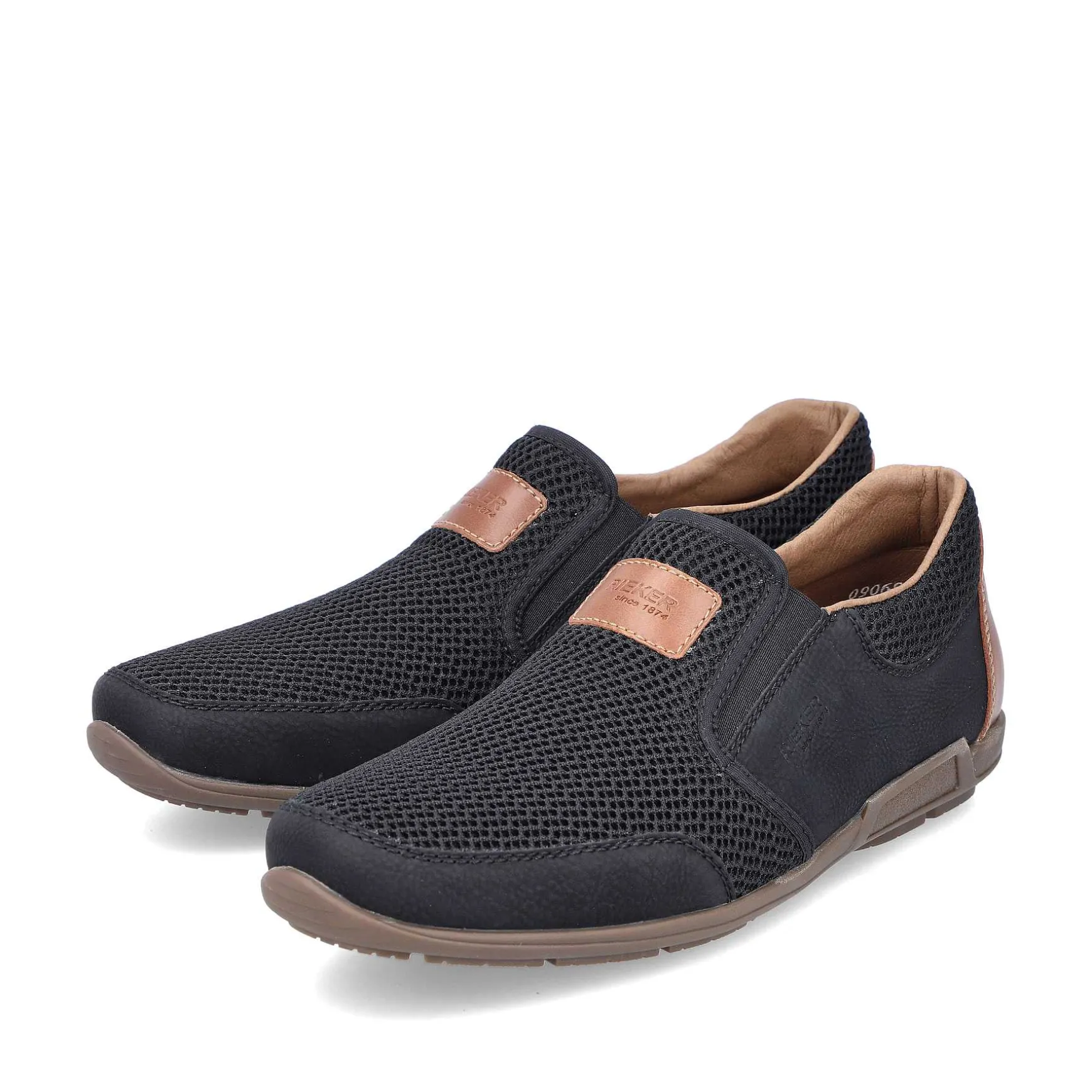 Rieker Men'S Slippers Asphalt Black