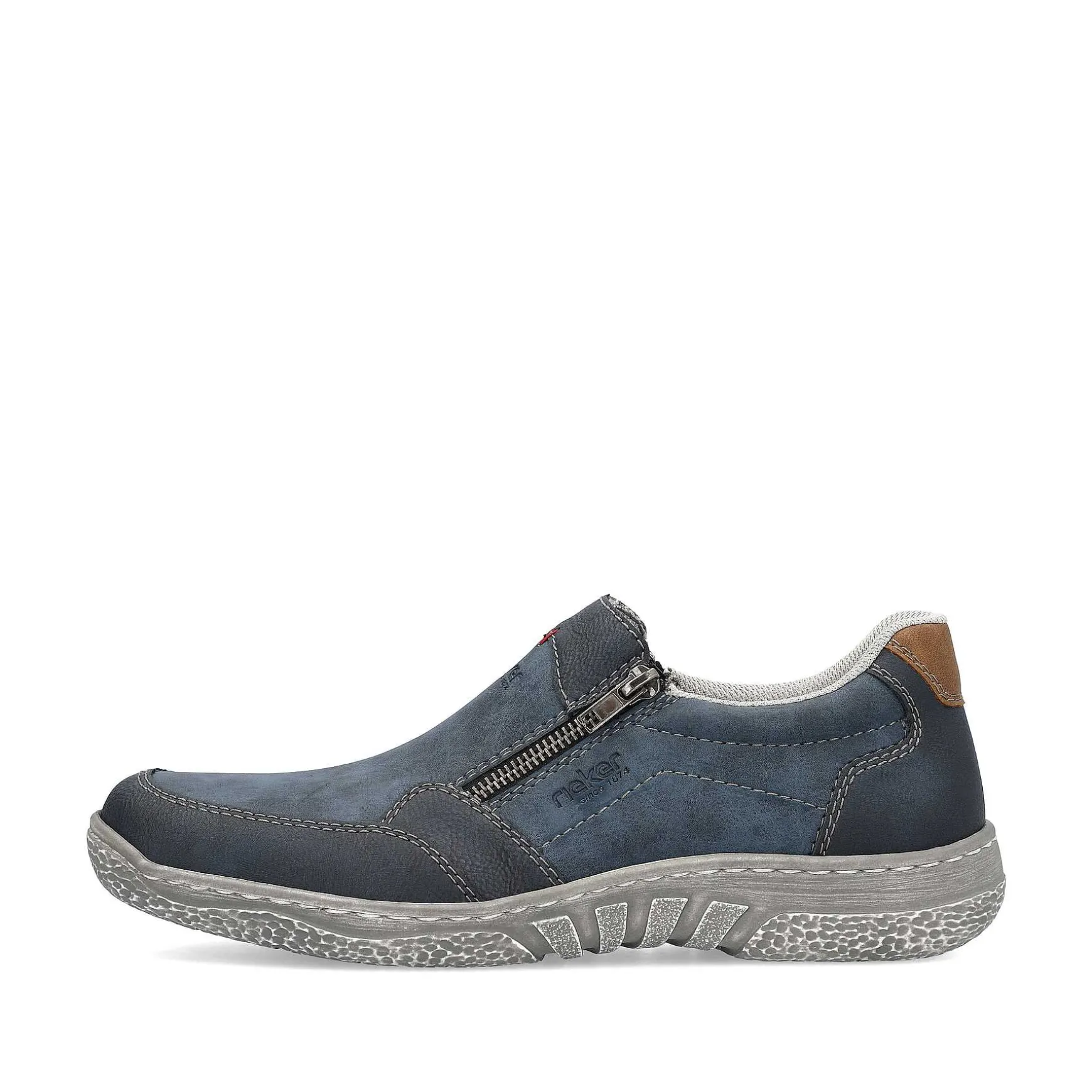Rieker Men'S Slippers Blue Gray