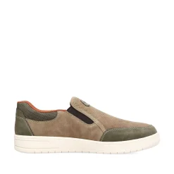 Rieker Men'S Slippers Brown-Beige