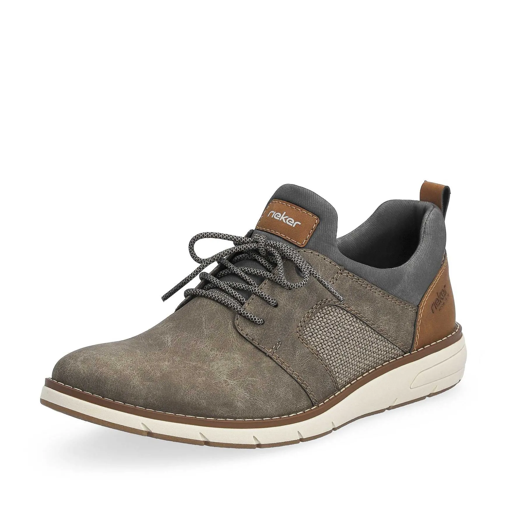 Rieker Men'S Slippers Brown Gray