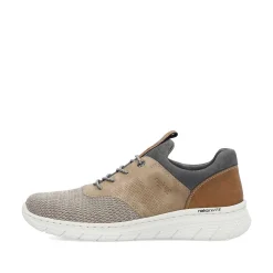 Rieker Men'S Slippers Brown-Beige
