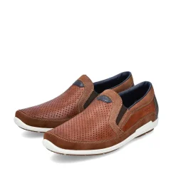 Rieker Men'S Slippers Caramel Brown