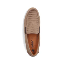 Rieker Men'S Slippers Cinnamon Brown