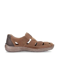 Rieker Men'S Slippers Espresso Brown