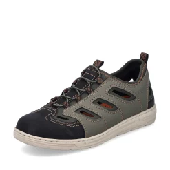 Rieker Men'S Slippers Green Grey