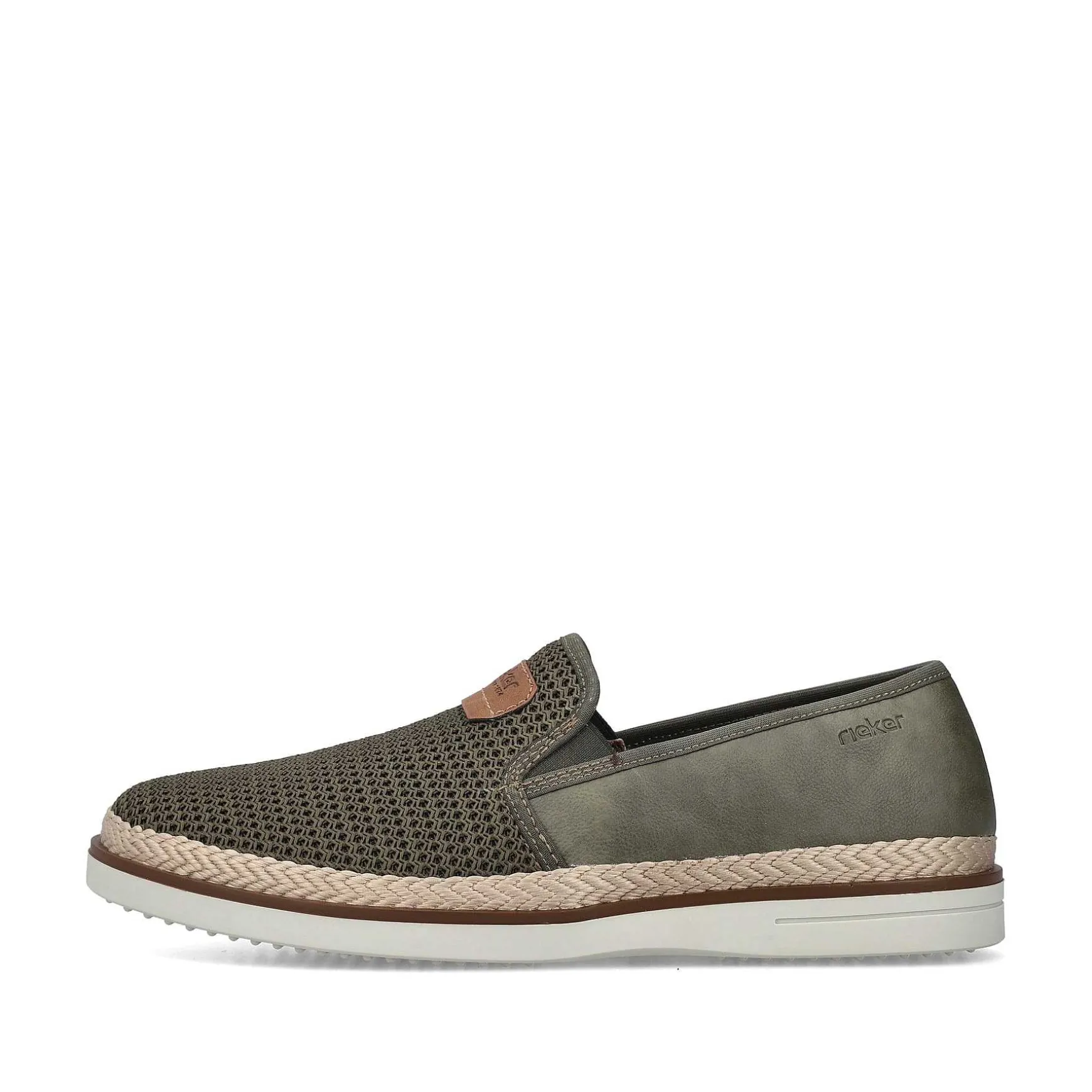 Rieker Men'S Slippers Khaki-Green