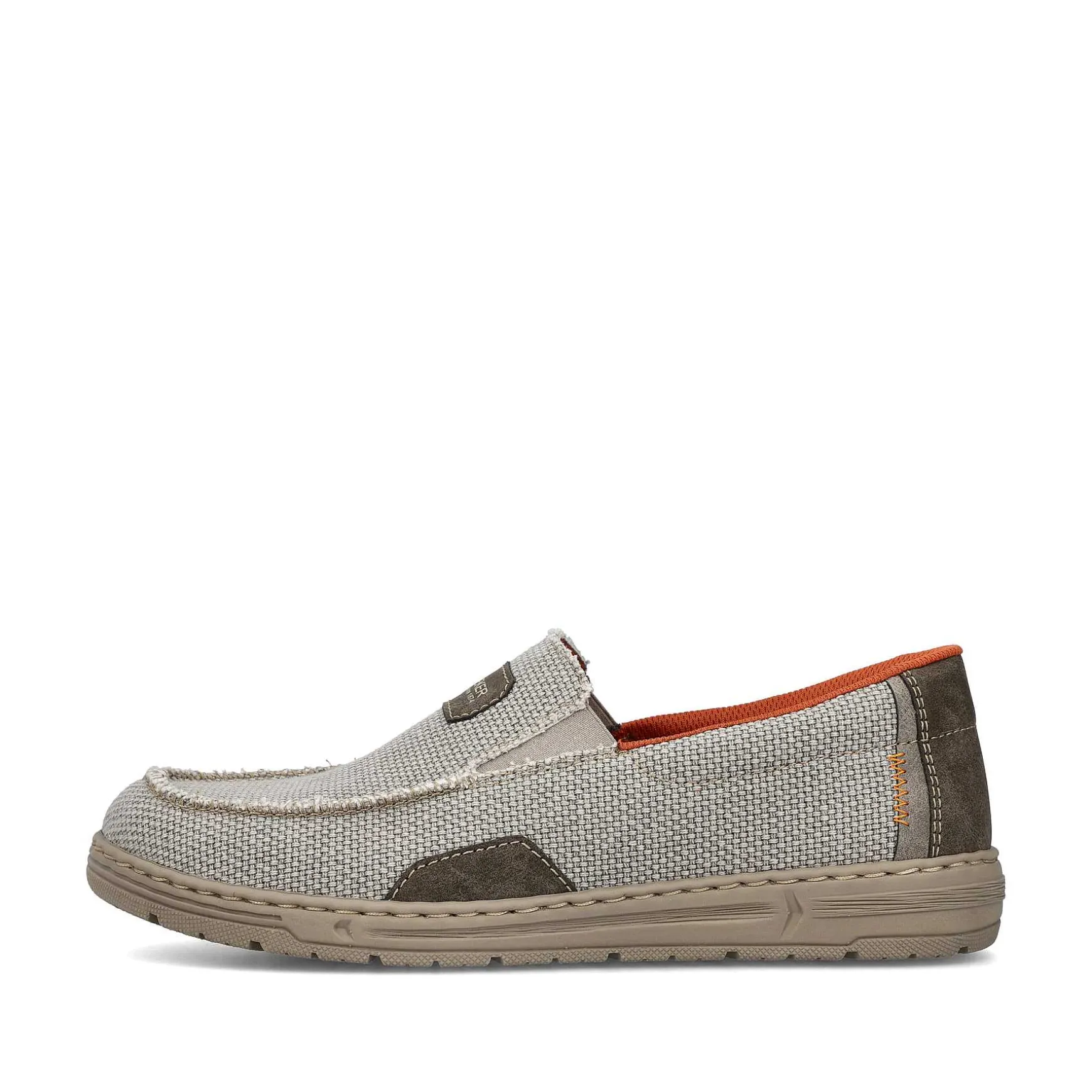 Rieker Men'S Slippers Light Beige-Orange