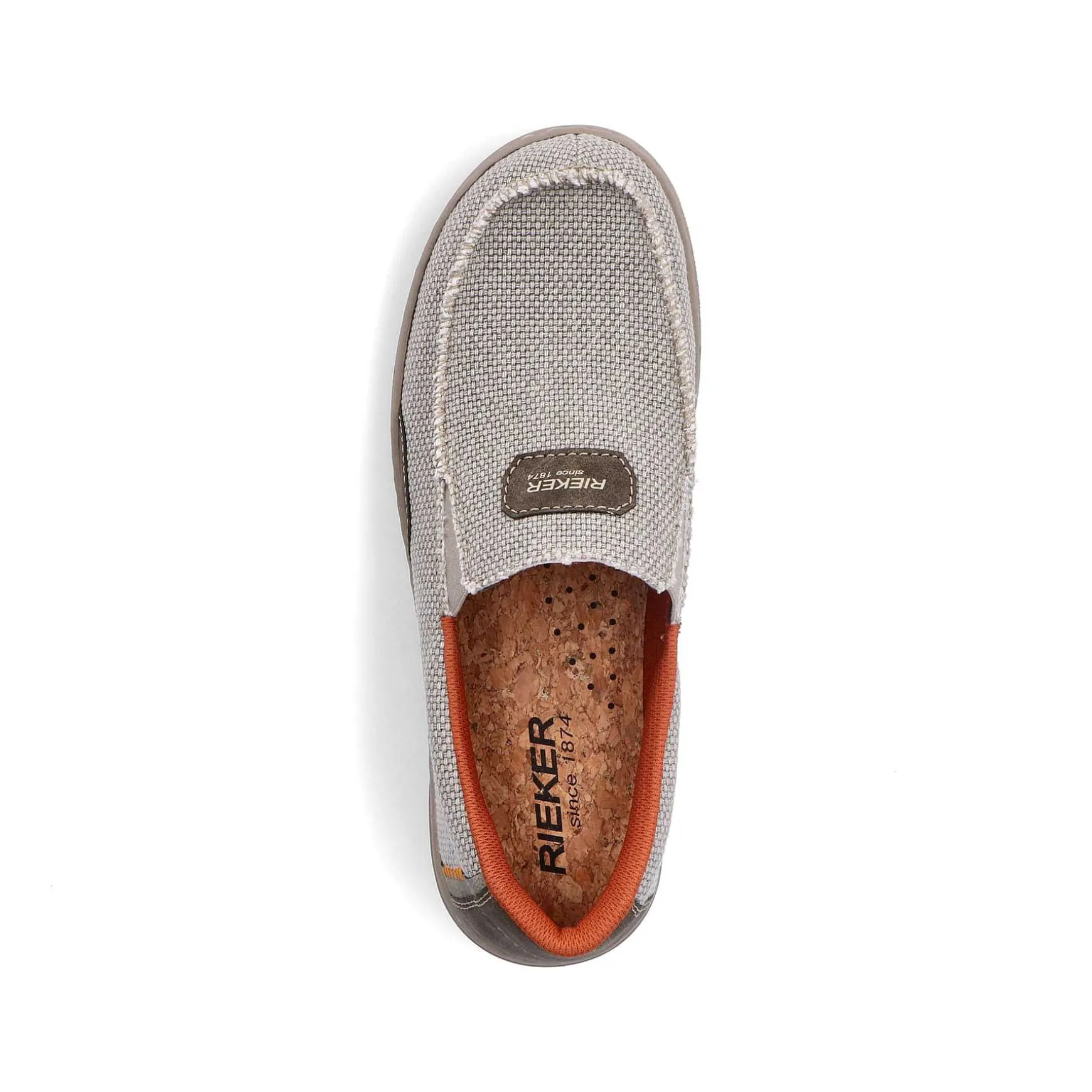 Rieker Men'S Slippers Light Beige-Orange