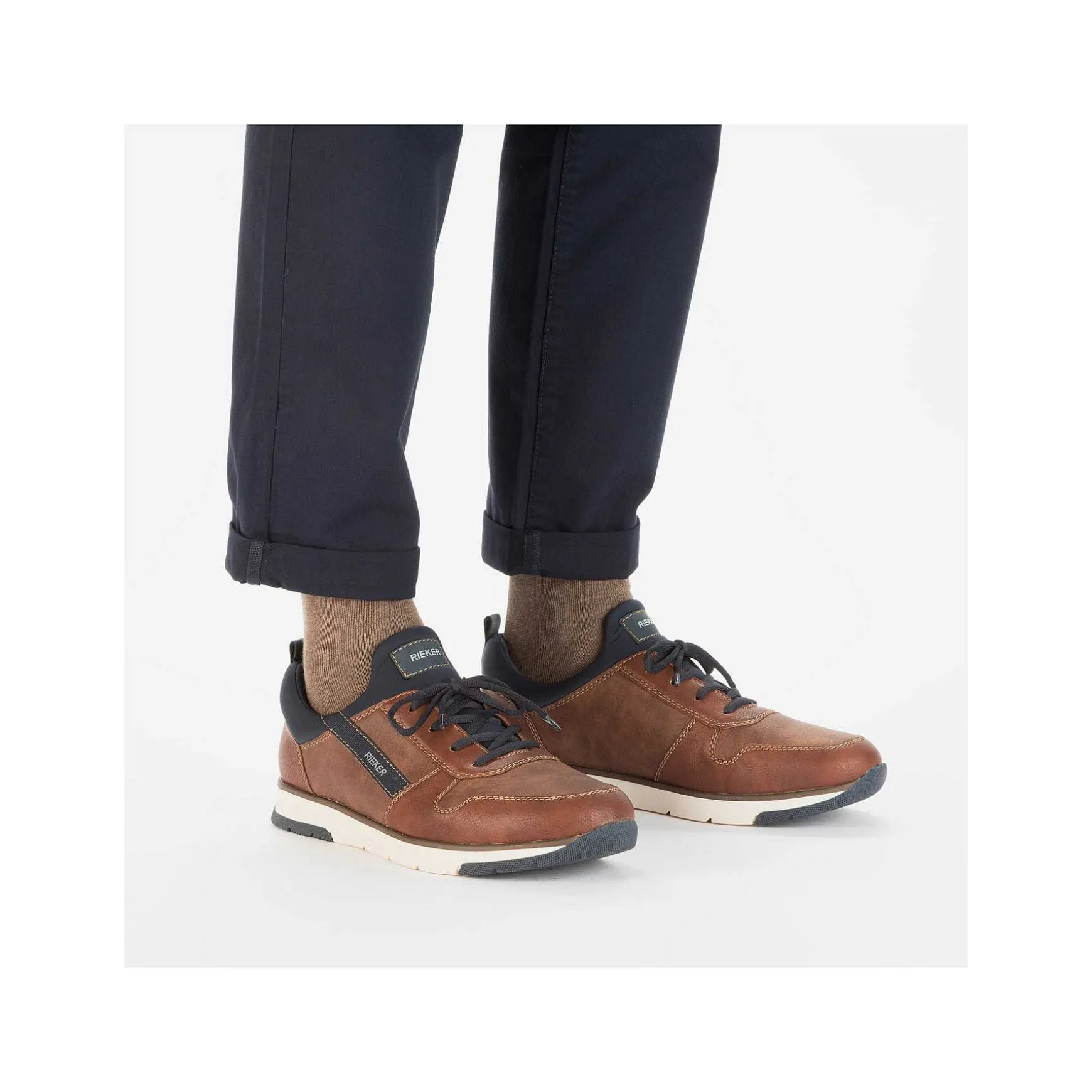 Rieker Men'S Slippers Mocha Brown