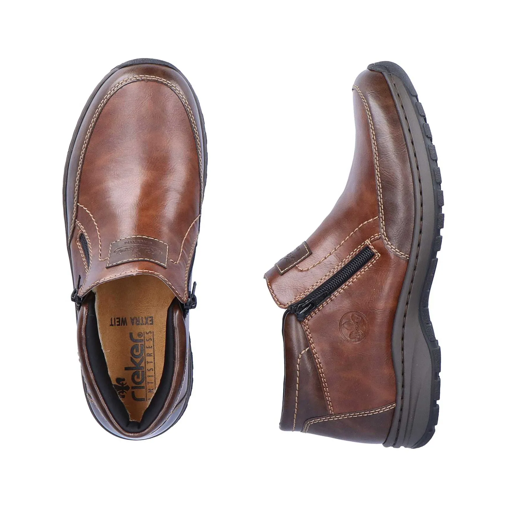 Rieker Men'S Slippers, Nut Brown