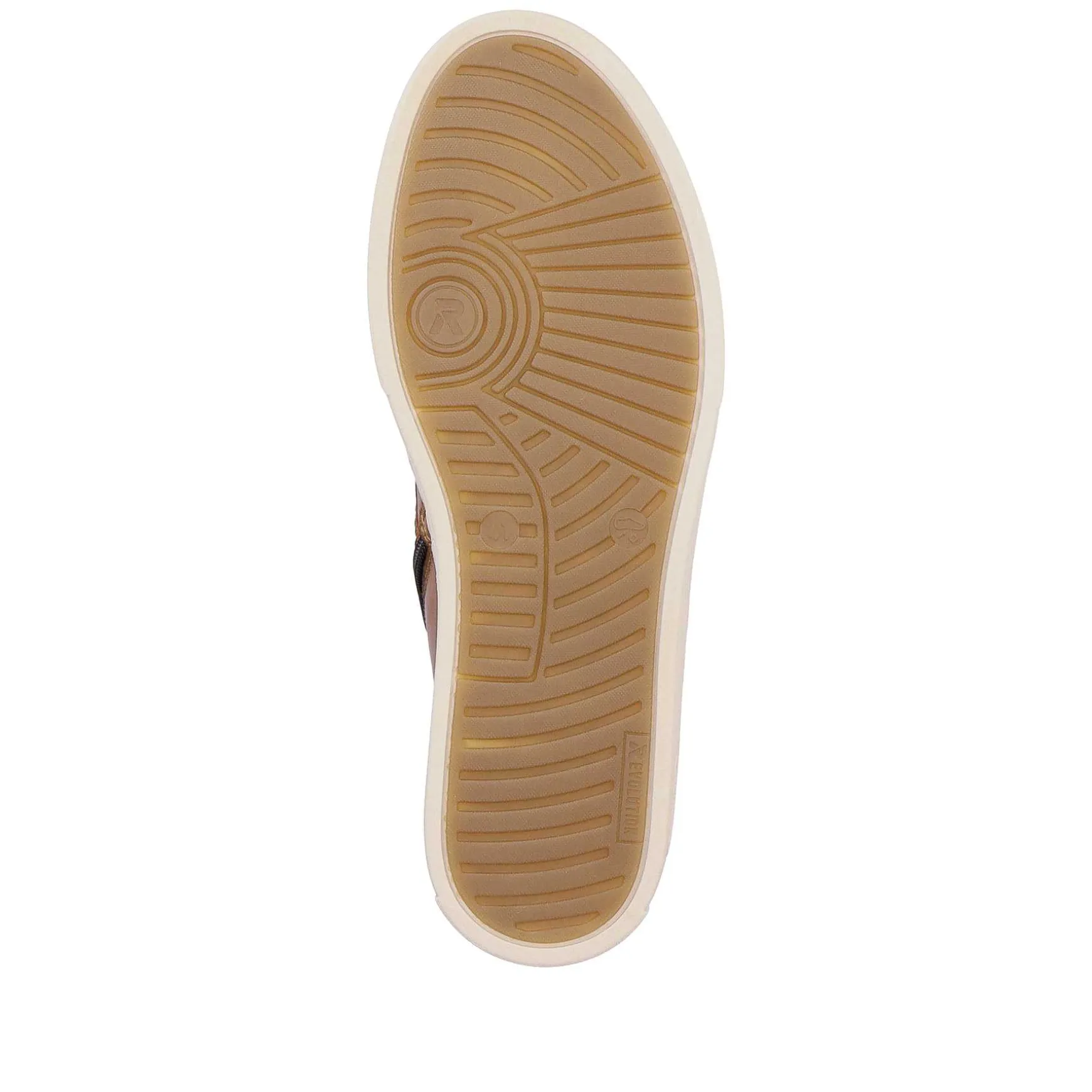 Rieker Men'S Sneaker High Caramel Brown