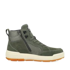 Rieker Men'S Sneaker High Khaki Green