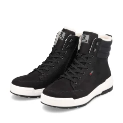 Rieker Men'S Sneaker High Steel Black