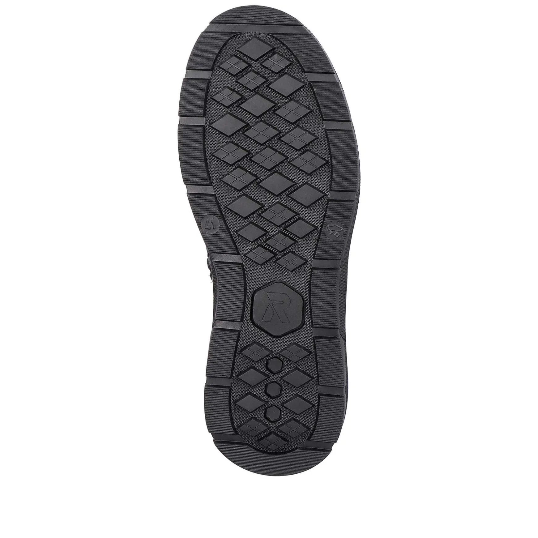 Rieker Men'S Sneaker High Midnight Black